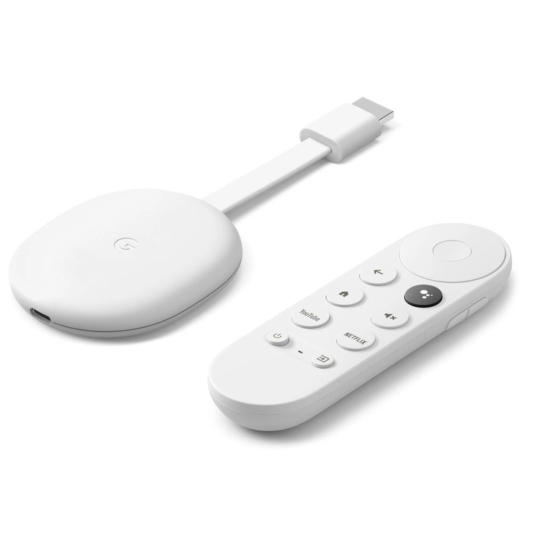 Google Chromecast With Google TV - Snow - وحدة تحكم